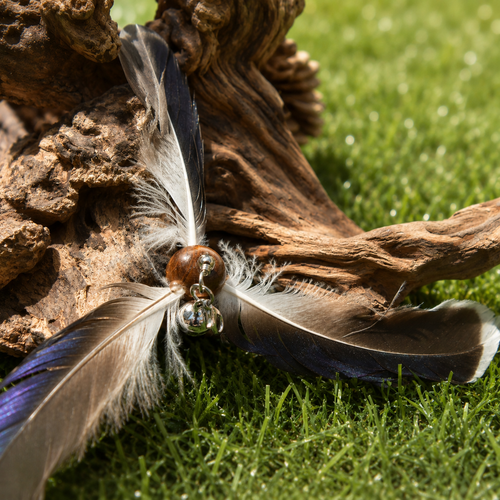 Aerodynamic 360° Spinning Pinwheel Feather