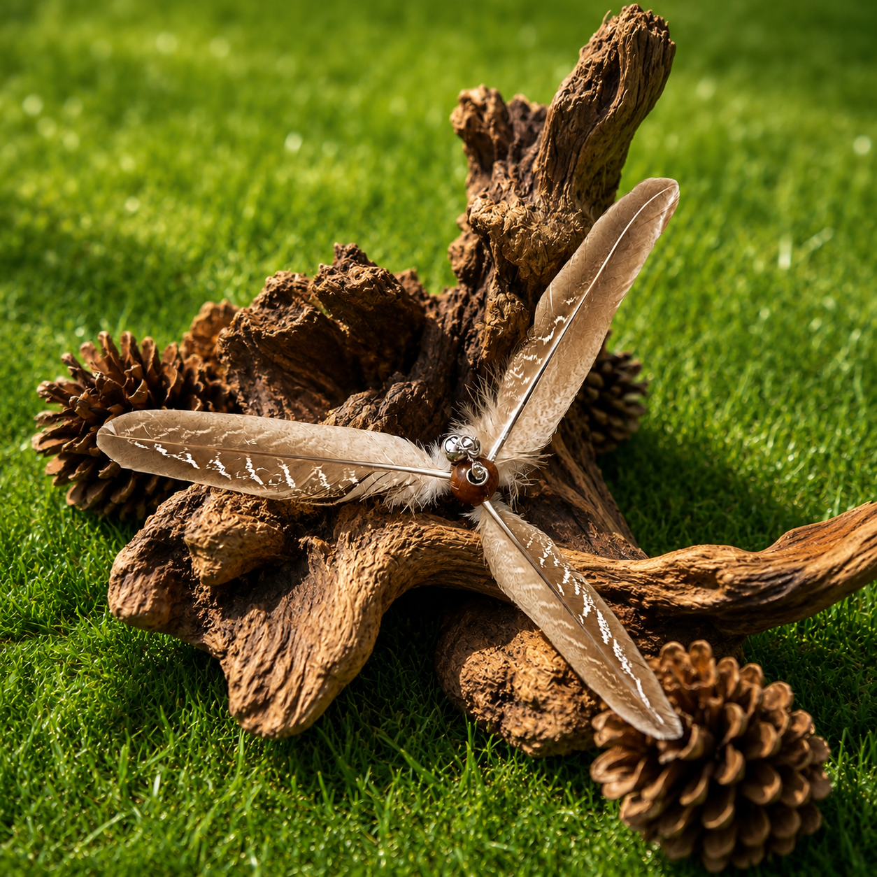 Pinwhell Feather - Pheasant Feather