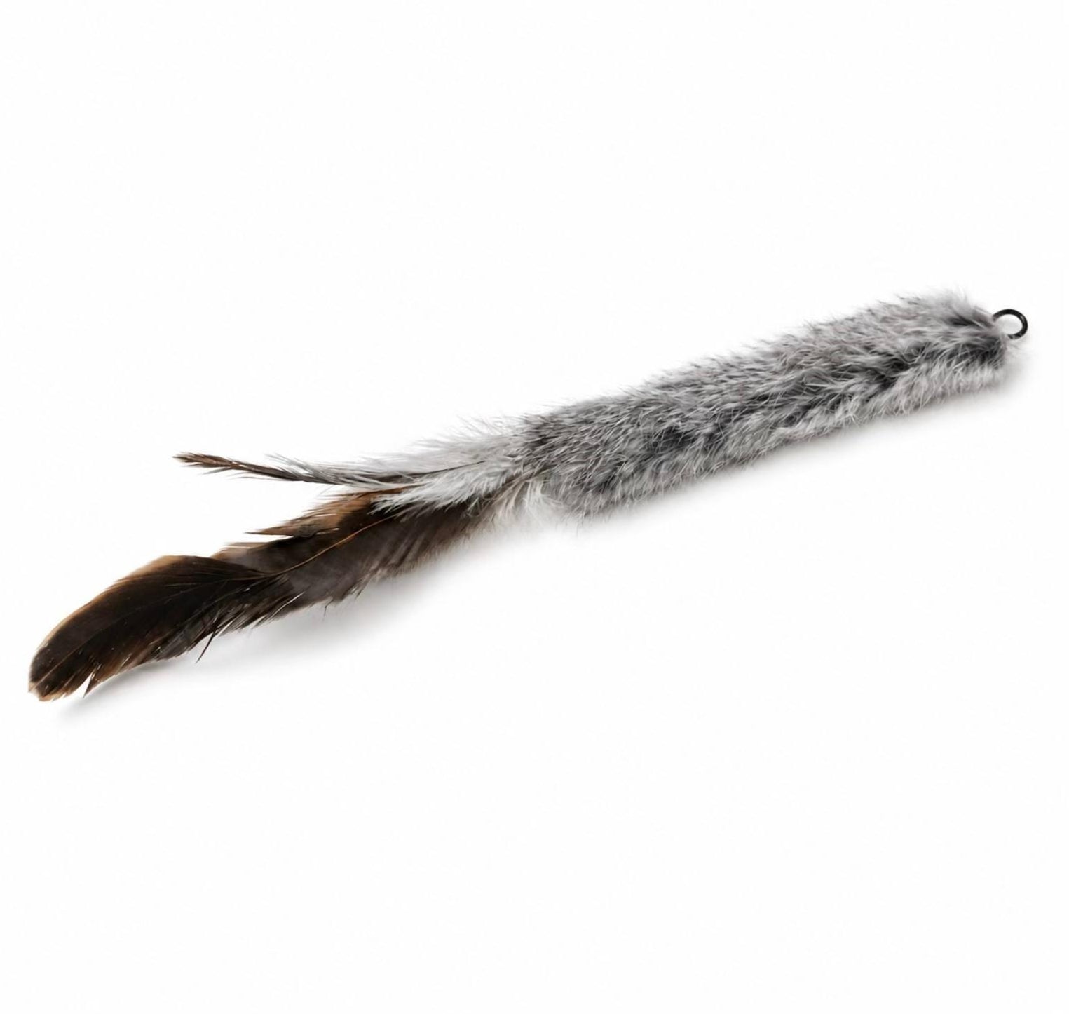 Rabiit Fur with Feather